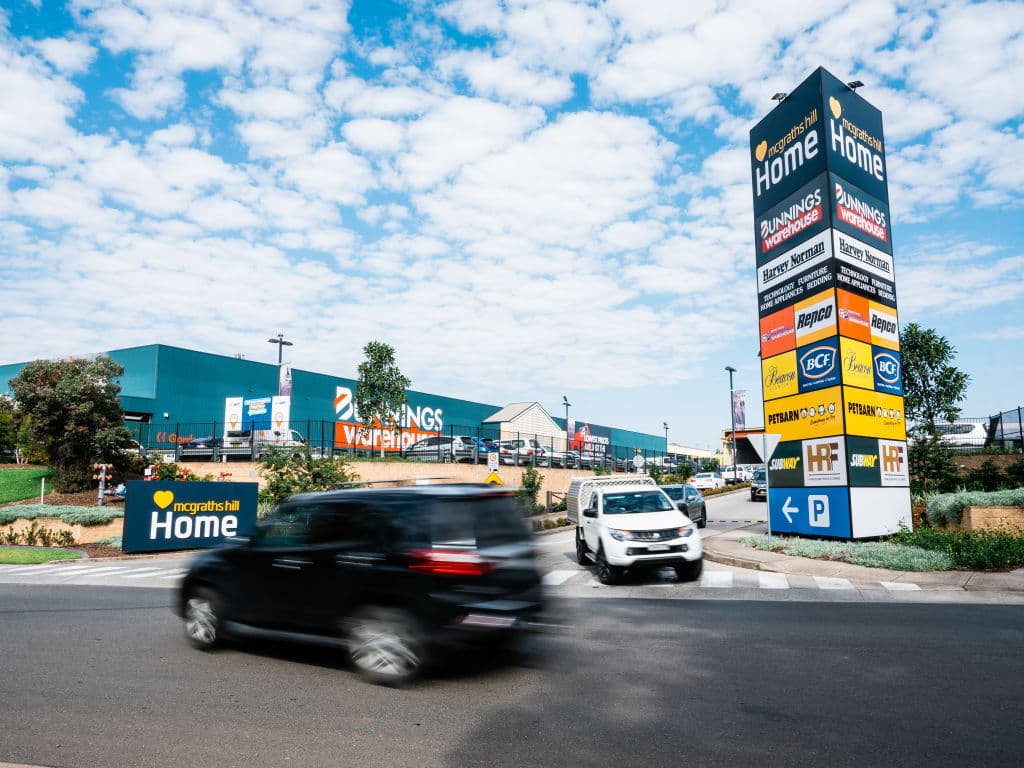 Large format retail designation McGraths Hills Home was sold for $66.8 million in August.