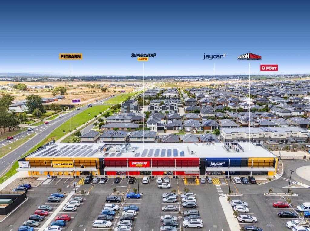 Meridian Village Lifestyle Centre is home to Australia Post, Supercheap Auto, Petbarn, Jaycar, Nutrition Warehouse and a dog wash kiosk.