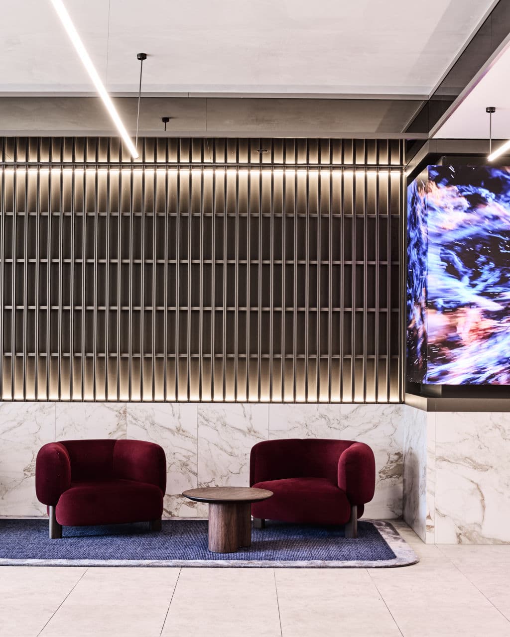 The lobby at 440 Collins Street Melbourne