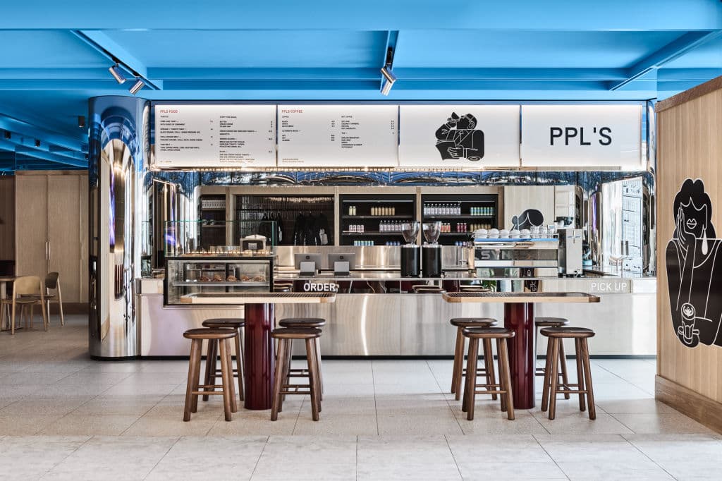 The lobby at 440 Collins Street Melbourne