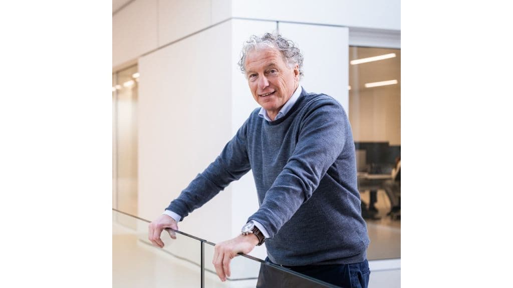 Bram Hage, chief executive and founder of NewCold, behind Australia's biggest freezer.