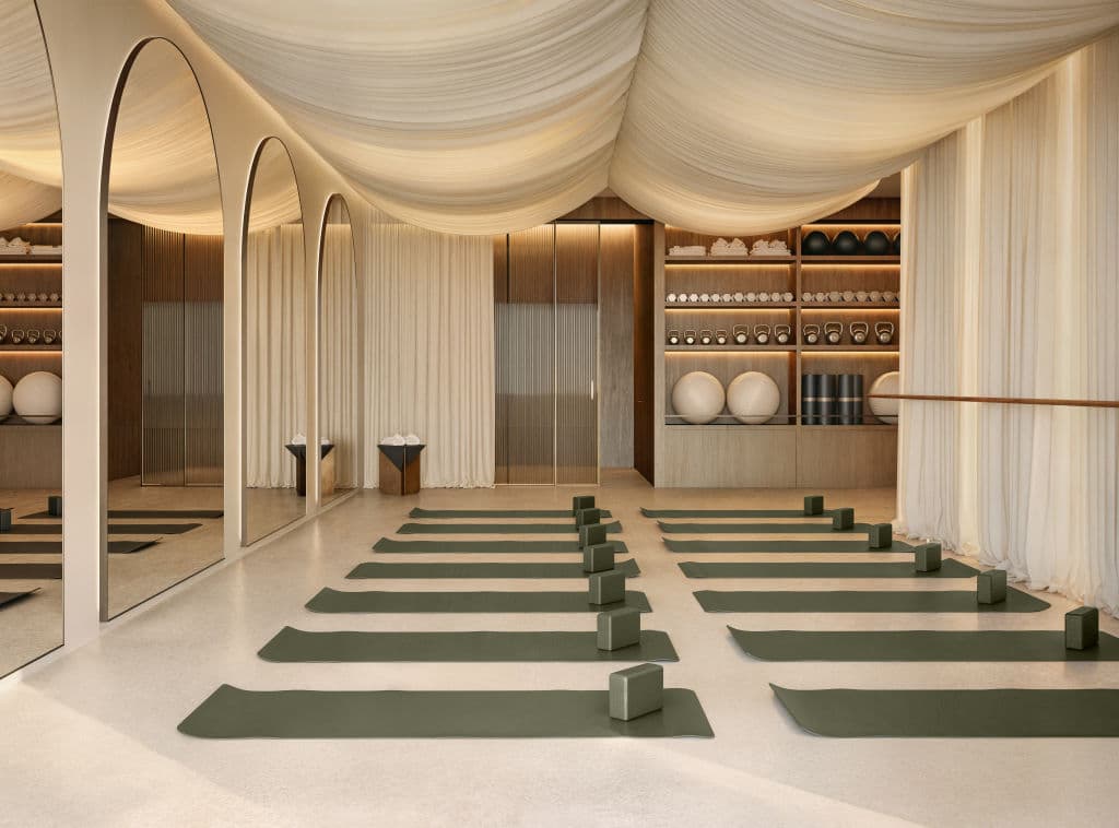 Wellness operators will be able to move into Sabi House with spaces like this. Render: Sabi House