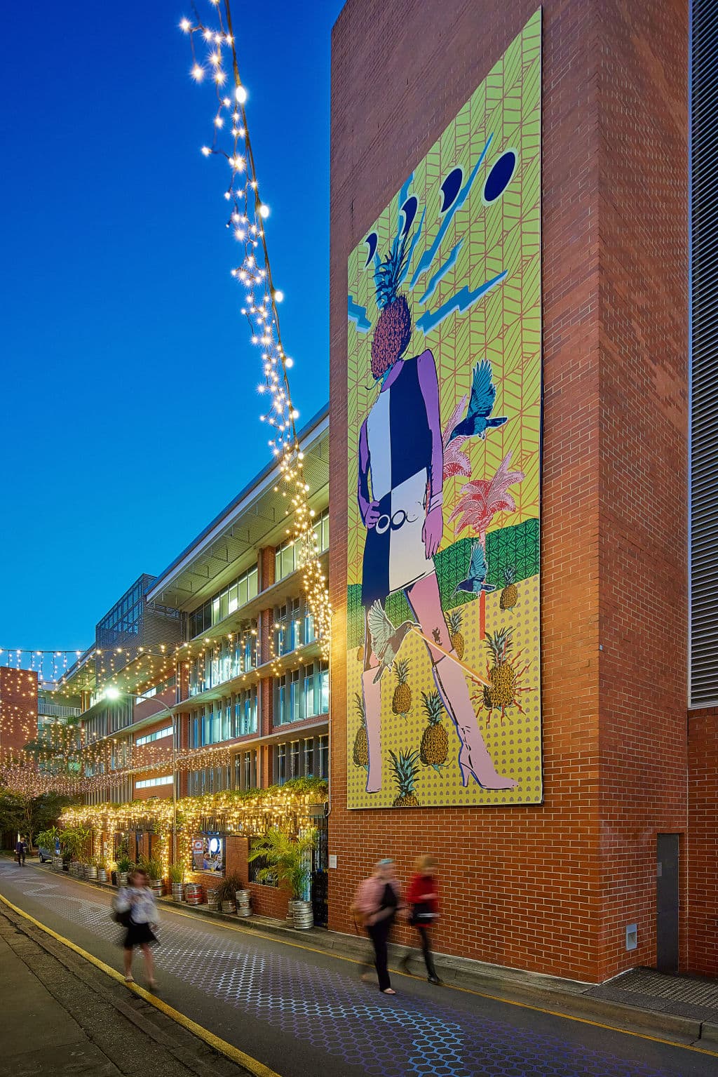 Samuel Tupou Artwork in the Fish Lane Arts Precinct