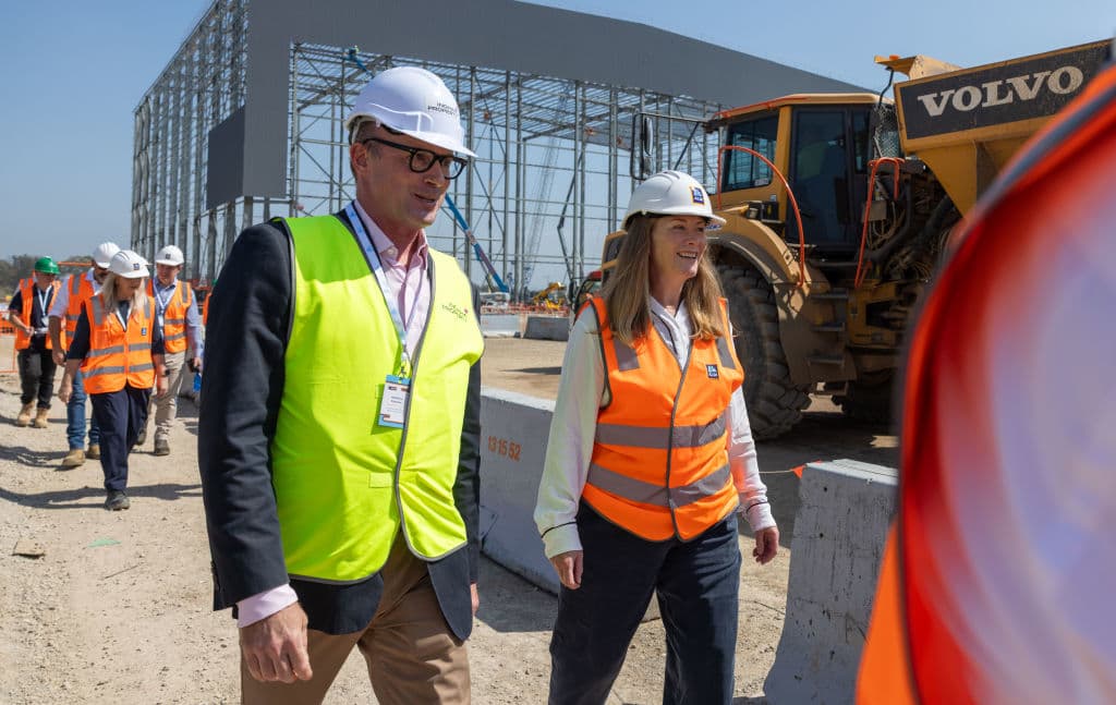 Aldi Automated Distribution Centre in Bradfield, Western Sydney.
