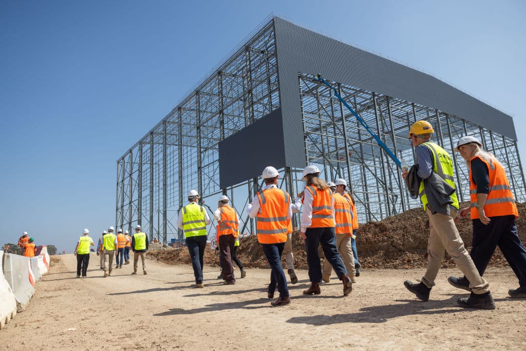 Aldi Automated Distribution Centre in Bradfield, Western Sydney.
