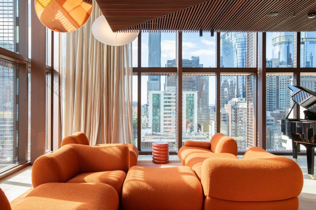 The sumptuous Headliner Suite at Hyde Melbourne Place.