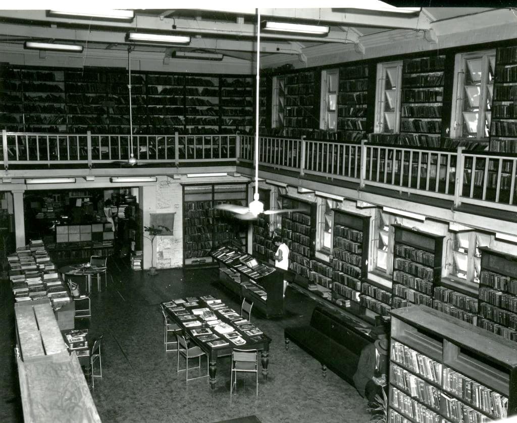 Brisbane School of Arts Library in 1966.