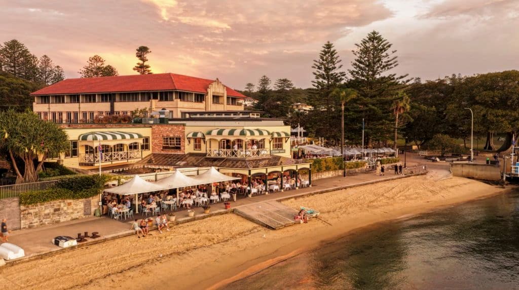 The heritage property offers dual street frontages to both Marine Parade and Cliff Street.