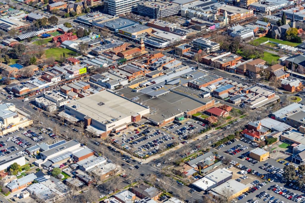 The 2.16-hectare CBD property draws shoppers from across the NSW-Victoria border, attracting about four million visits annually.